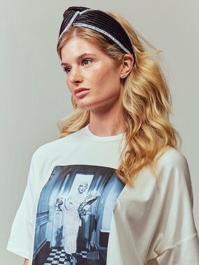 Lele Sadoughi Marilyn Monroe Collection Oversized Tee